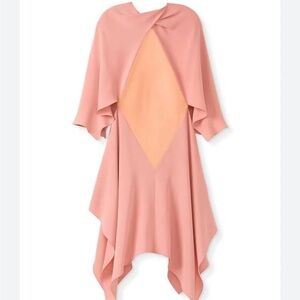St. John Peach and Coral Dress